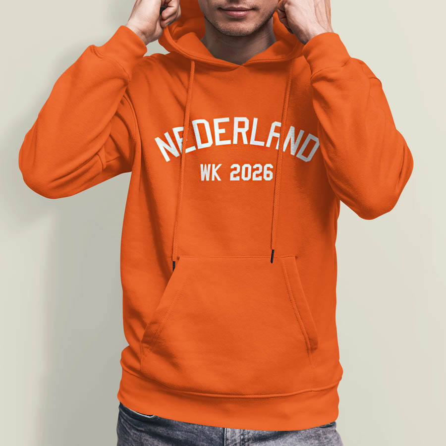 Oranje WK Nederland WK Voorkant Hoodie