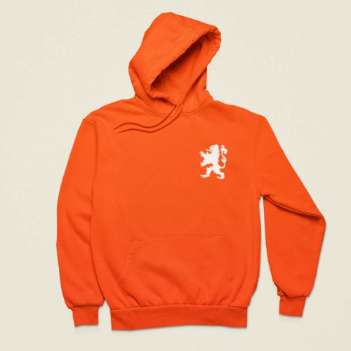 Oranje WK White lion hoodie