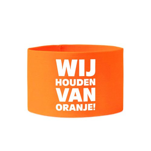 Oranje Aanvoerdersband Wij Houden Van Oranje