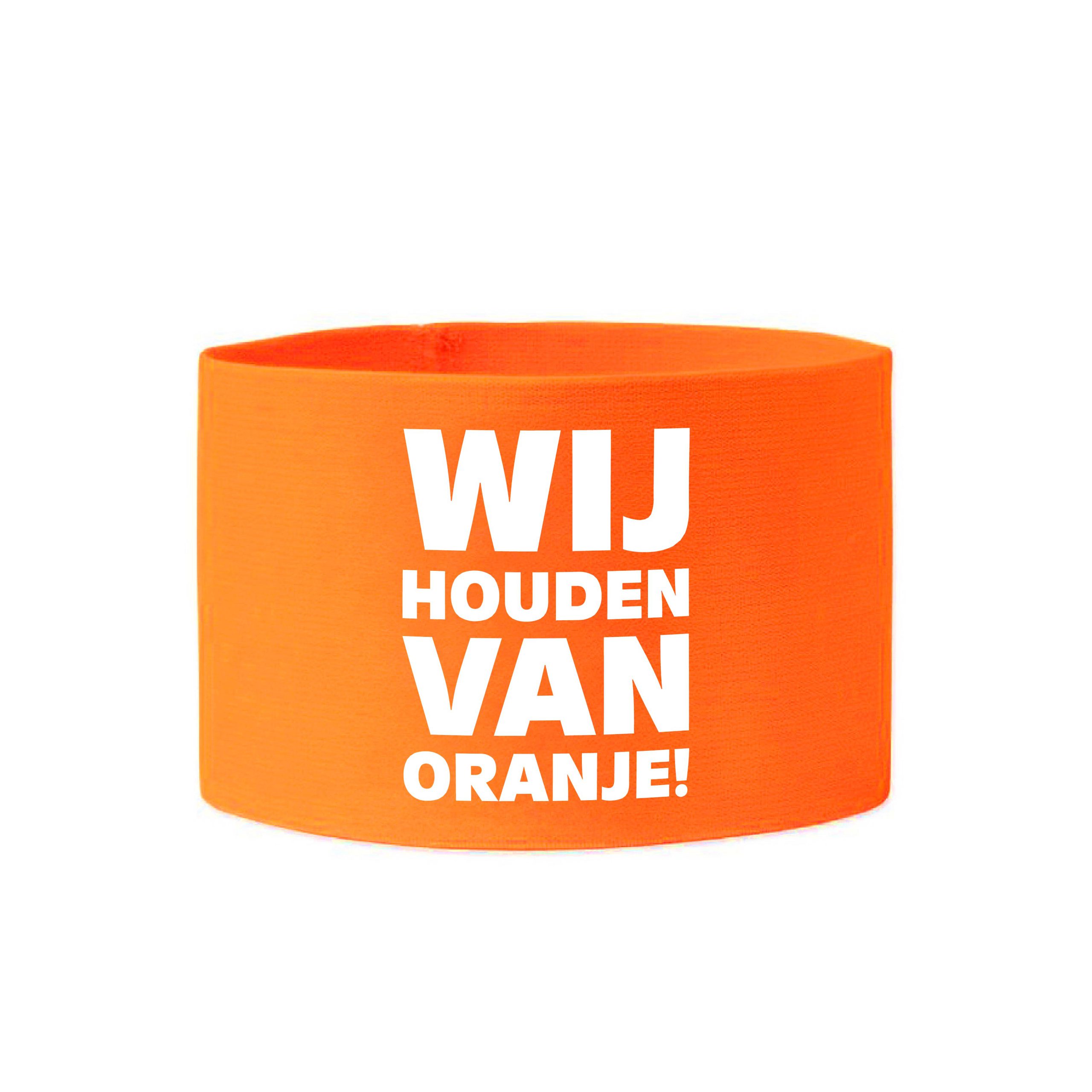 Aanvoerdersband Oranje Wij Houden Van Oranje!