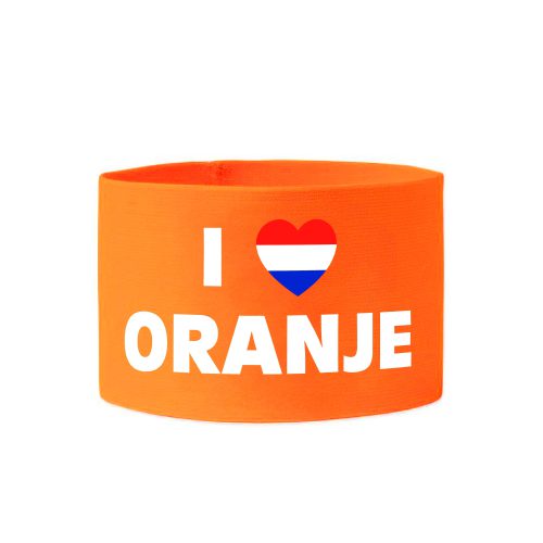 Oranje Aanvoerdersband I love Oranje