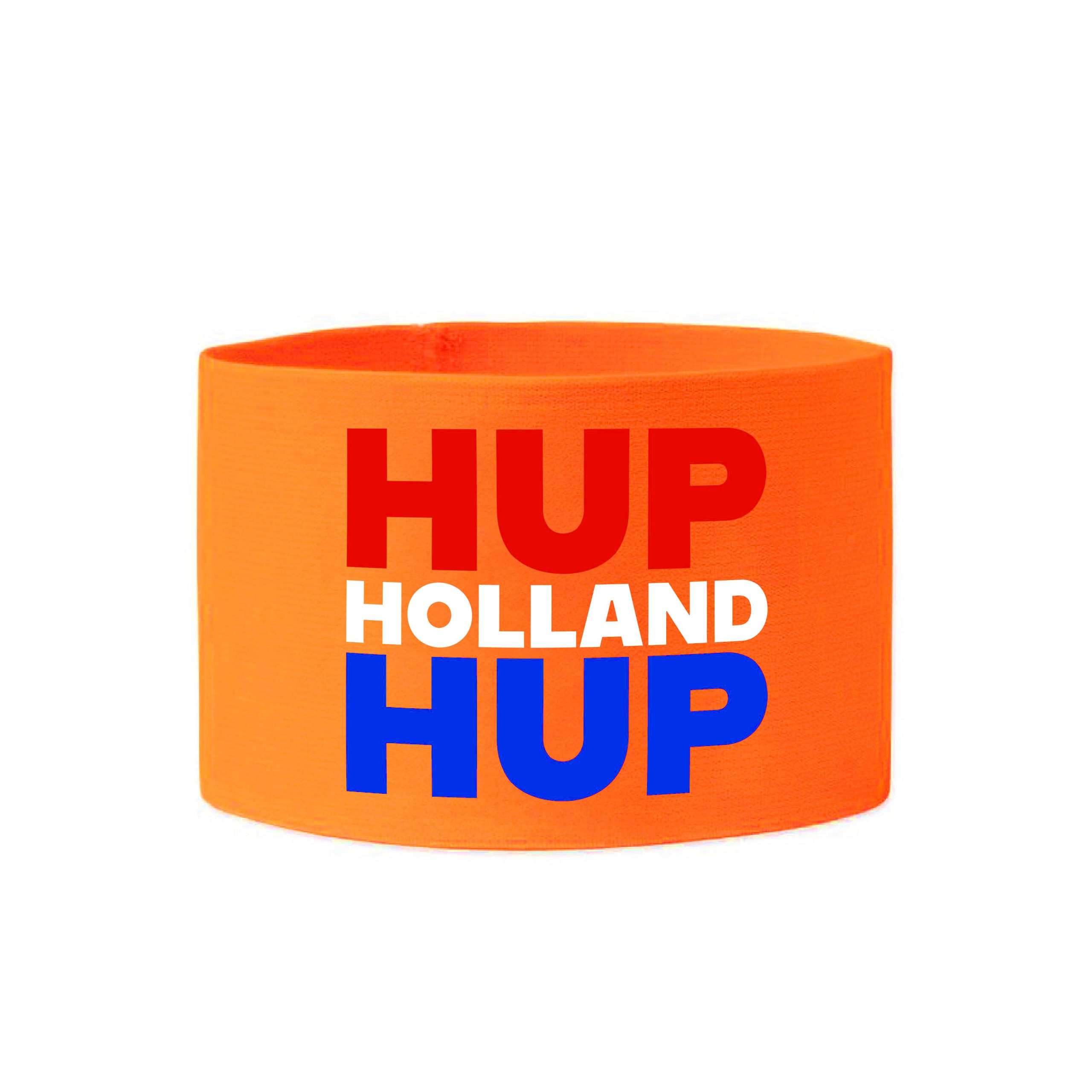 Aanvoerdersband Oranje Hup Holland Hup Rood, Wit, Blauw