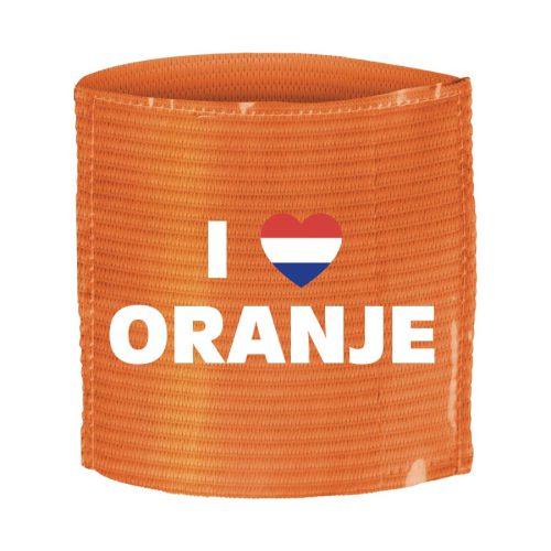 Oranje Aanvoerdersband I love Oranje