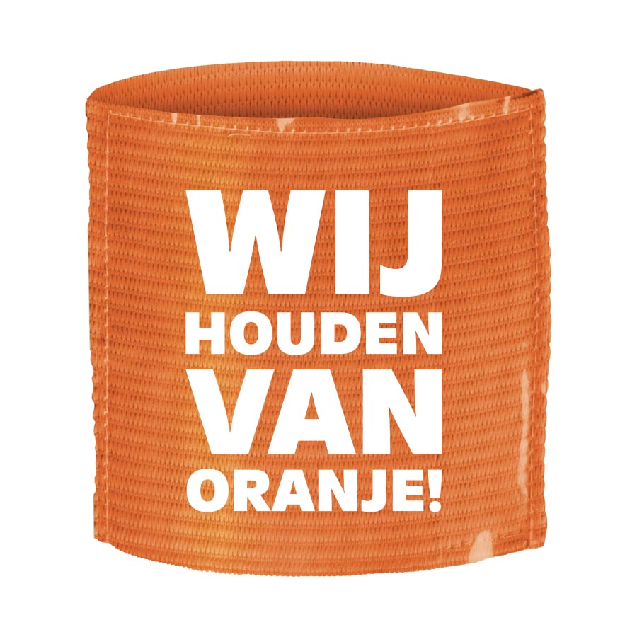 Oranje Aanvoerdersband Wij Houden Van Oranje